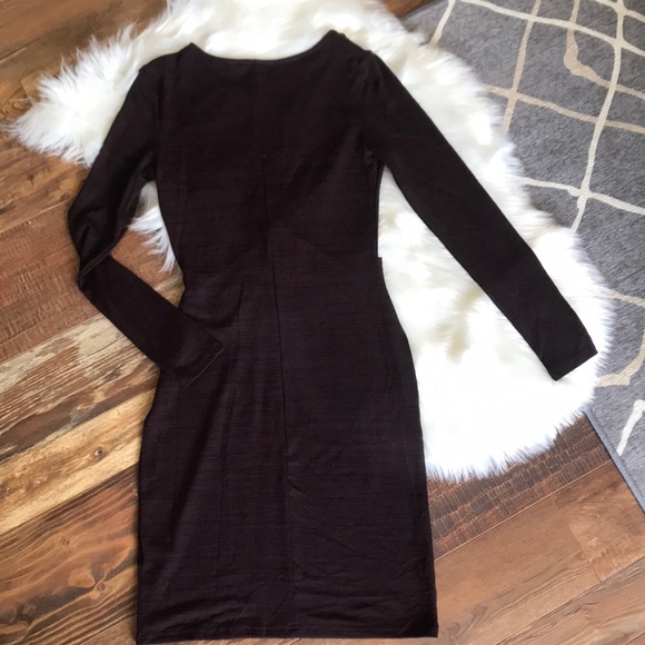 RD Style Fitted Cross Front Dress - Picture 5 of 5